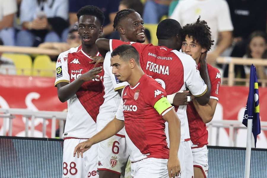 Monaco moved top of Ligue 1 on Saturday evening