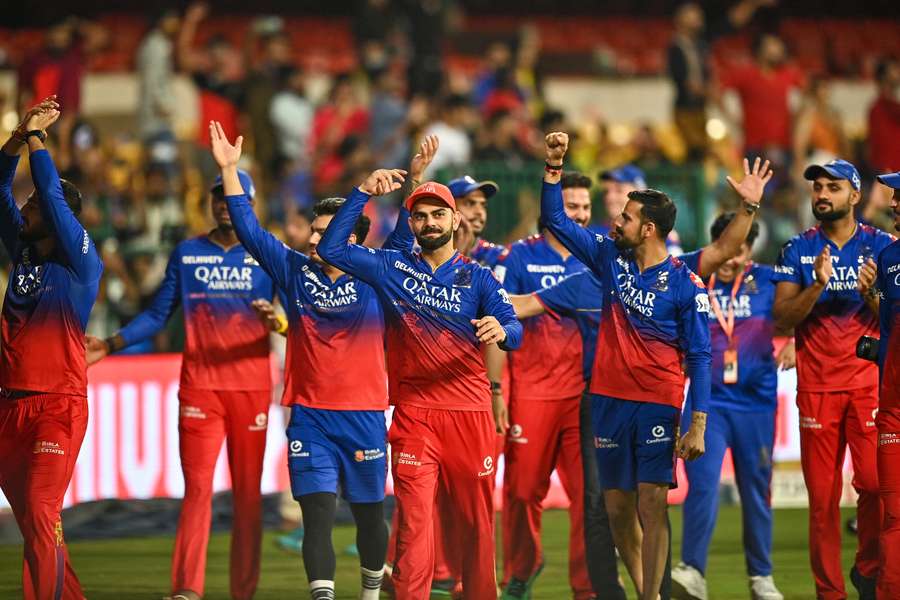 RCB celebrate after the game