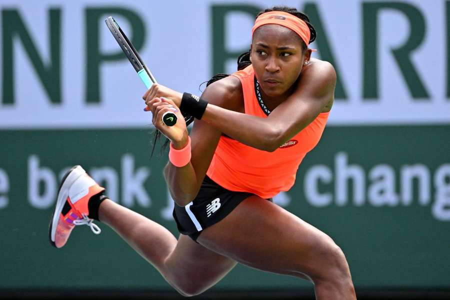 Gauff lost in the Indian Wells quarter-finals to Sabalenka