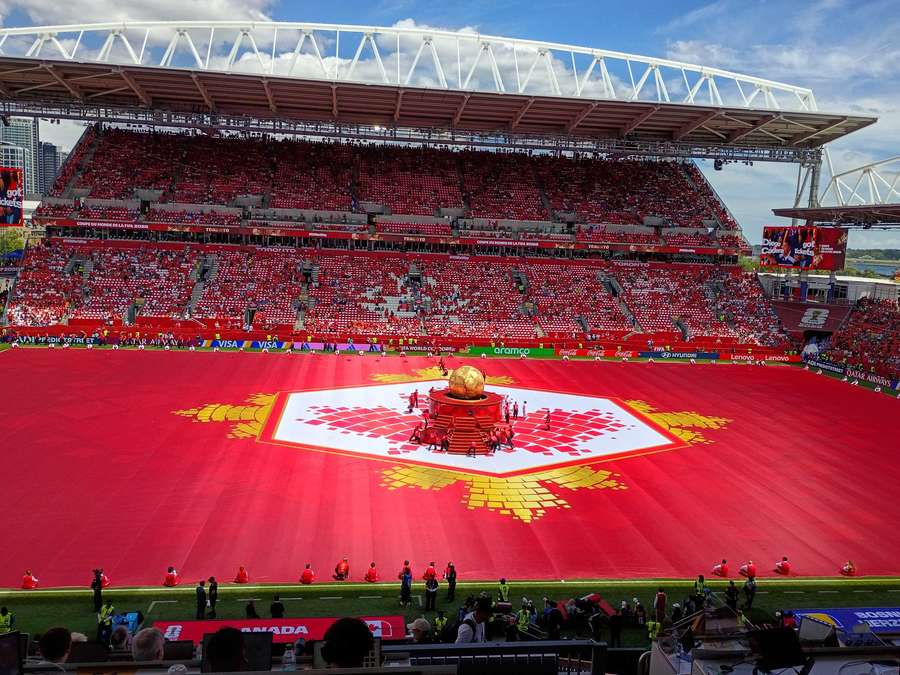 View inside BMO Field during the ceremony ahead of the match View inside BMO Field during the ceremony ahead of the match