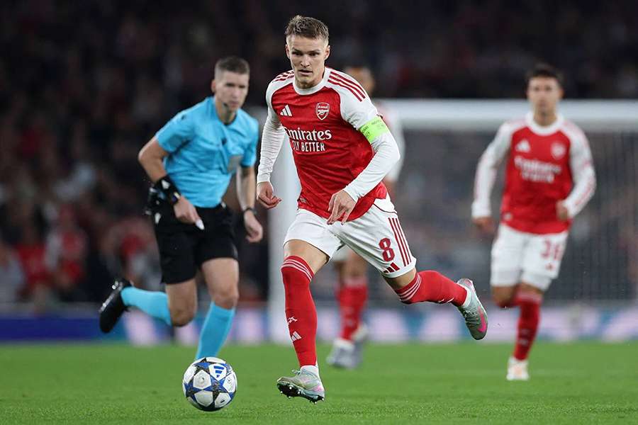 Martin Ödegaard bude kvůli zranění chybět v sestavě Arsenalu.