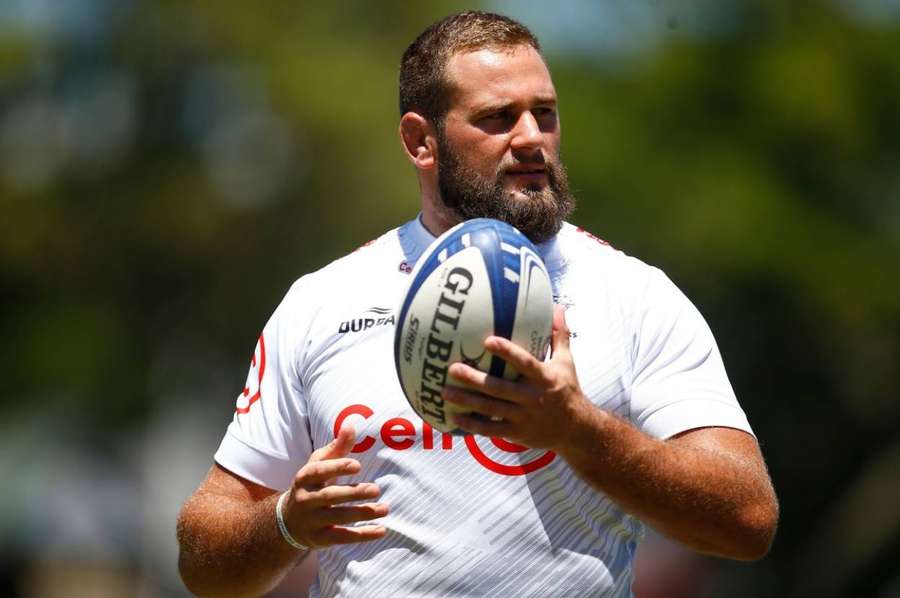 Thomas du Toit, pictured during a training session for the Sharks in January