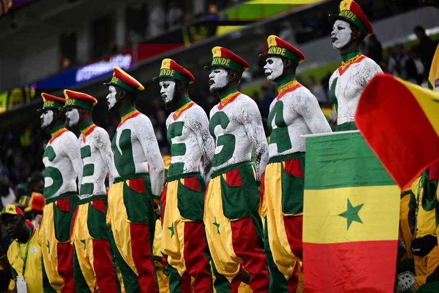Die Fans des Senegals sorgten lautstark für Stimmung im Al Thumama-Stadion.