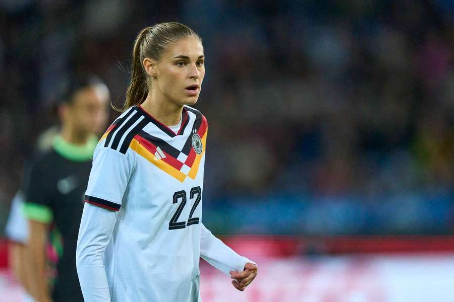 Jule Brand und die DFB-Frauen bereiten sich gegen Japan auf die WM im Sommer vor. Jule Brand und die DFB-Frauen bereiten sich gegen Japan auf die WM im Sommer vor.