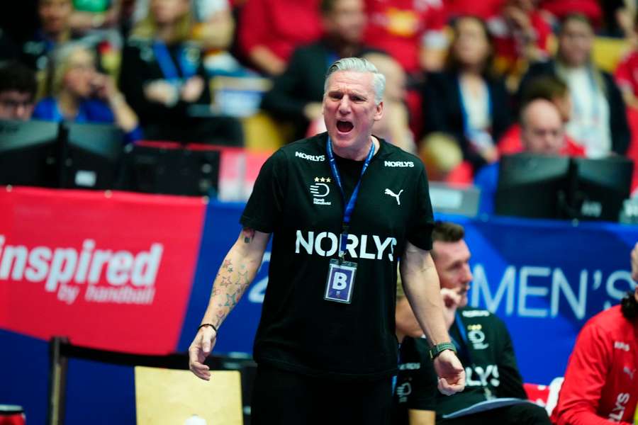 Danish coach Nikolaj Jacobsen wasn't happy with the opening of the match