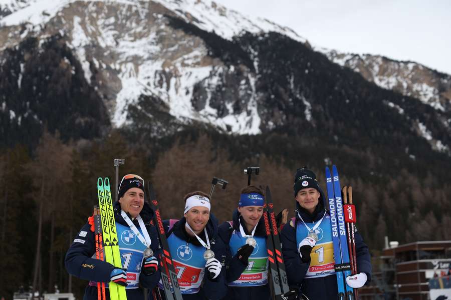 Les Français sur le podium.