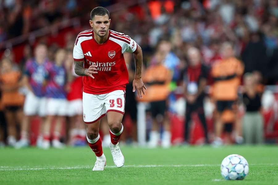 New Arsenal star Bruno Guimaraes.