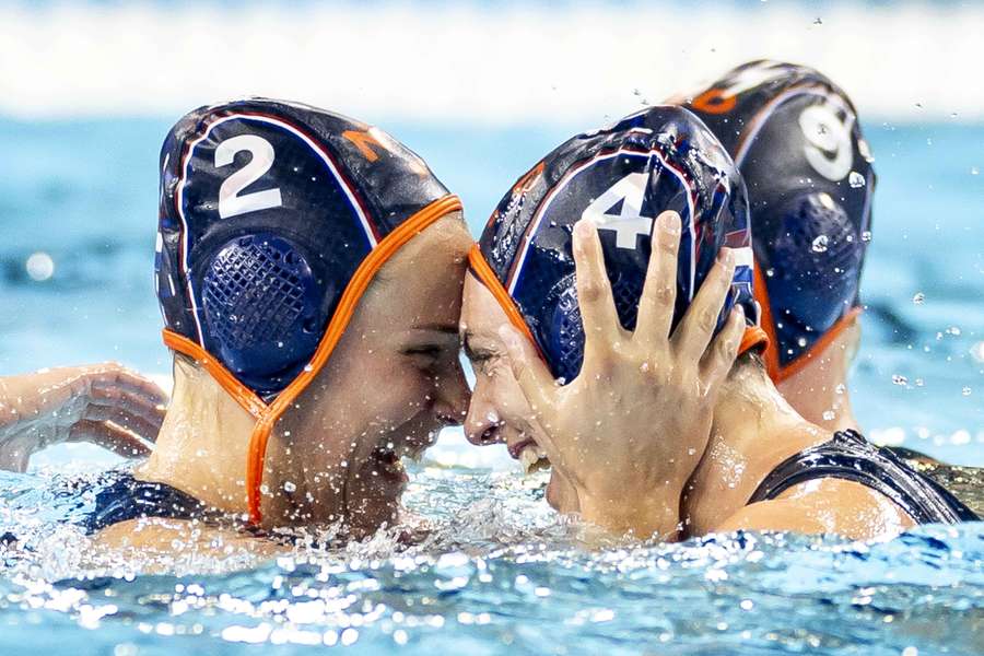 De bronzen medaille voor de waterpolo was er één met een gouden randje