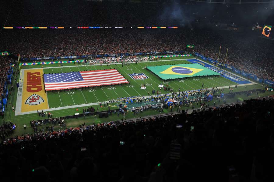 Arena Corinthians recebeu o confronto entre Chargers e Chiefs na última temporada Arena Corinthians recebeu o confronto entre Chargers e Chiefs na última temporada