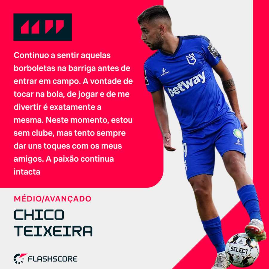 Chico Teixeira fala sobre o seu amor ao futebol Chico Teixeira fala sobre o seu amor ao futebol
