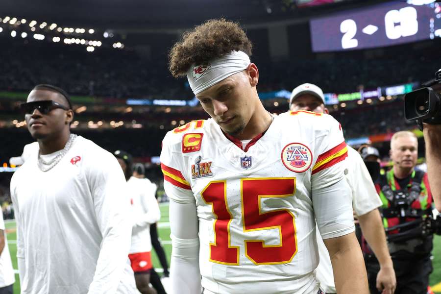 Patrick Mahomes stand diesmal auf der Verliererseite beim Super Bowl.