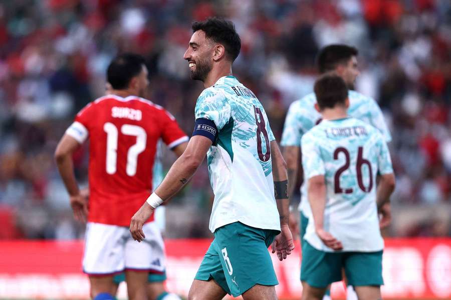 Bruno Fernandes fez o segundo golo de Portugal diante do Chile Bruno Fernandes fez o segundo golo de Portugal diante do Chile