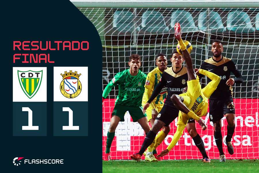 Benjamin Kimpioka remata de bicicleta contra o Alverca