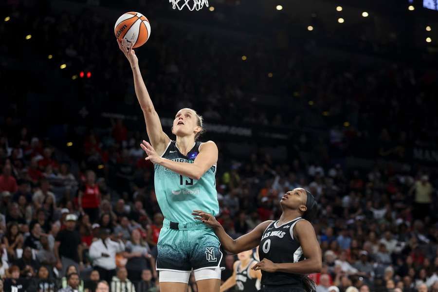 Leonie Fiebich spielt bei New York Liberty groß auf.