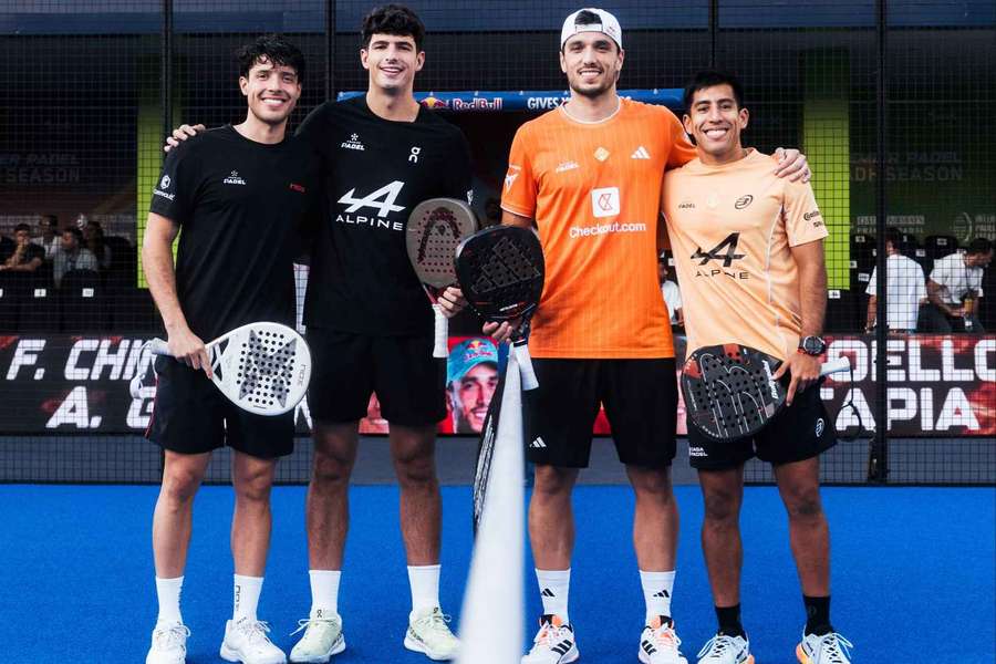 Protagonistas de la final masculina