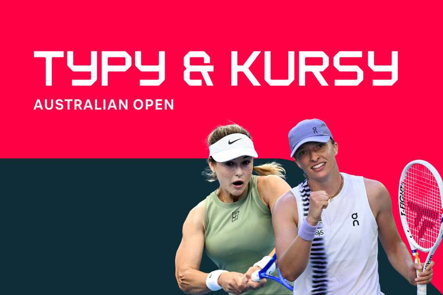 Anna Kalinskaja - Iga Świątek: Typy bukmacherskie, najlepsze kursy i zakłady (Australian Open)
