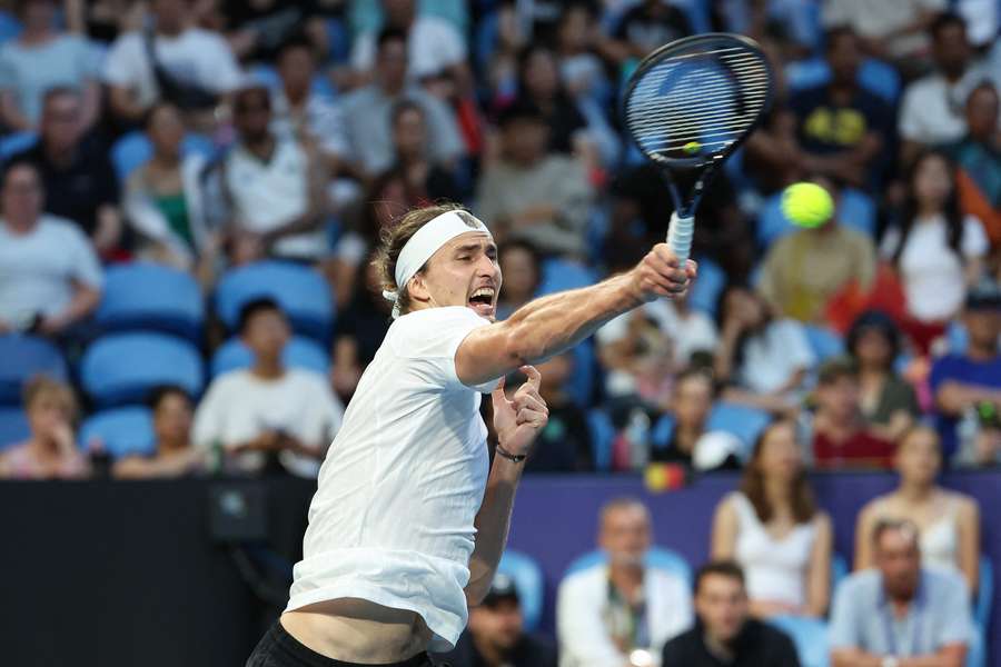 Zverev, en la United Cup.