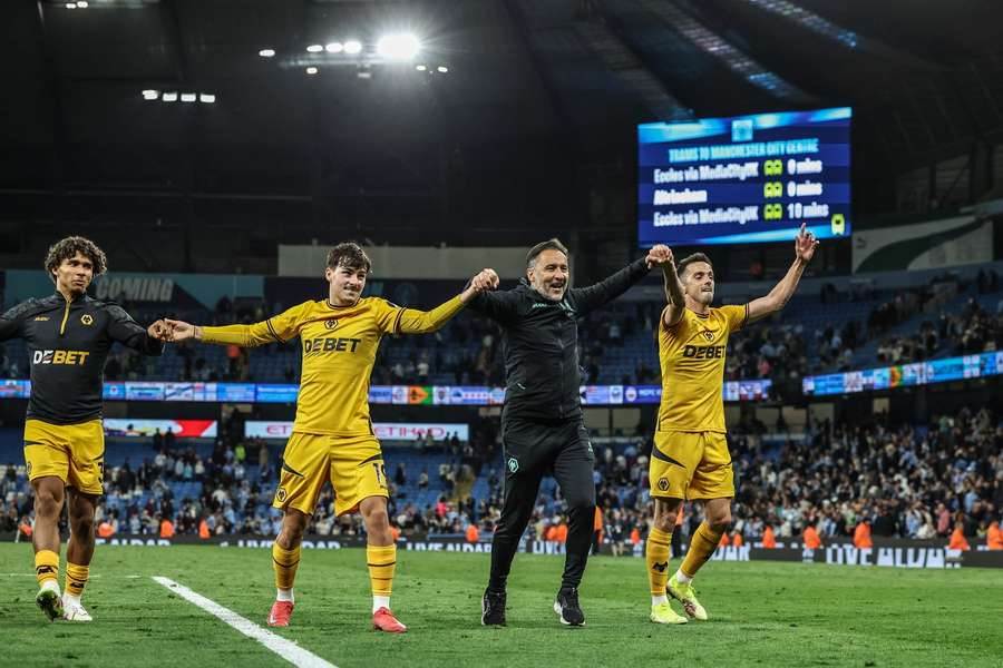 Pereira "happy" with Wolves after Man City defeat
