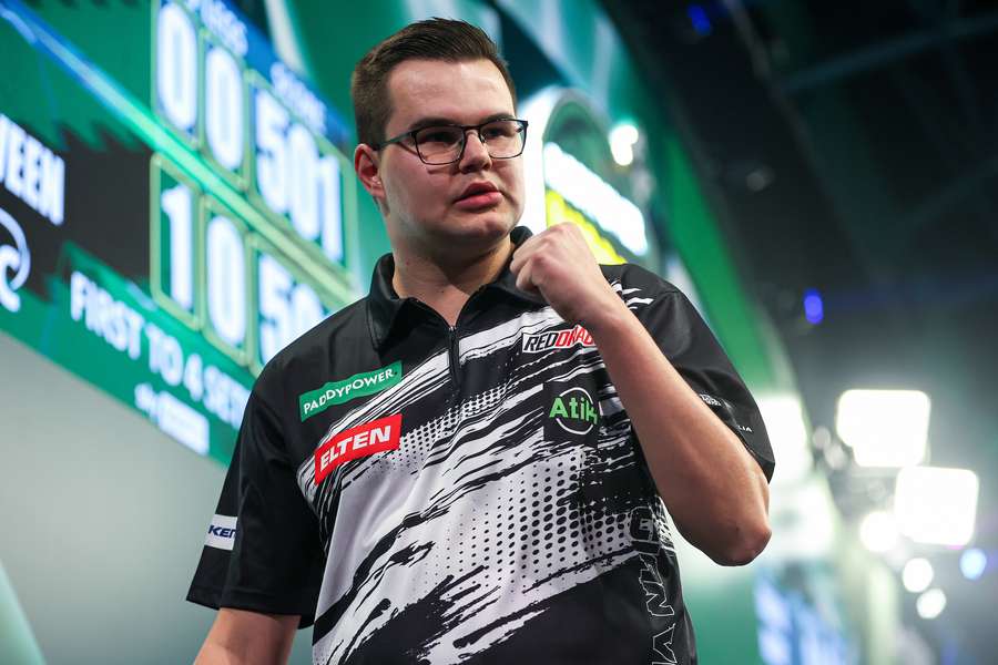 Gian van Veen hat überraschend das Halbfinale der Darts-WM erreicht.