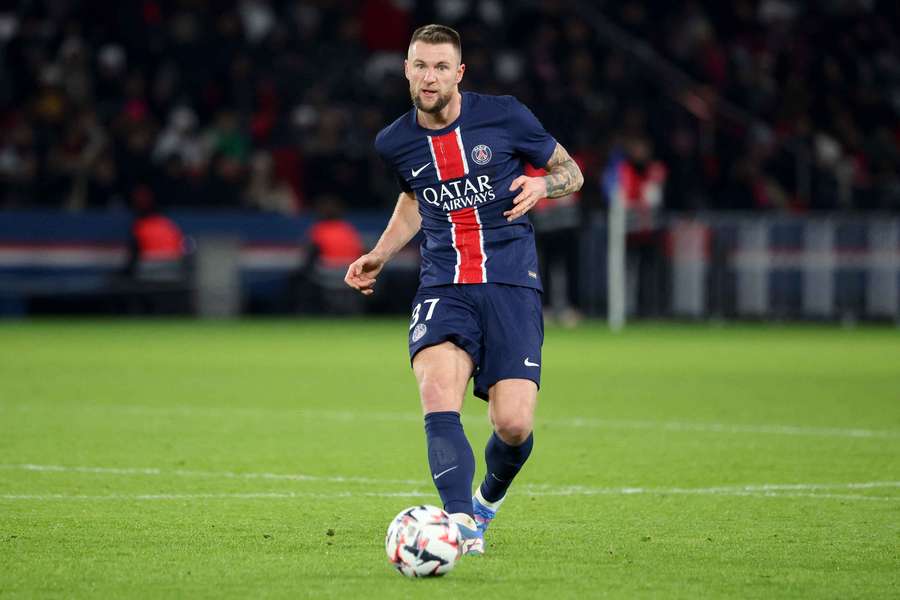 Škriniar avec le PSG cette année.