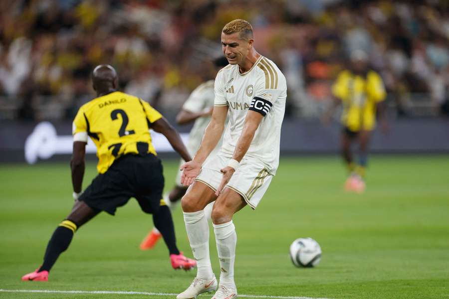 Ronaldo ficou em branco Ronaldo ficou em branco