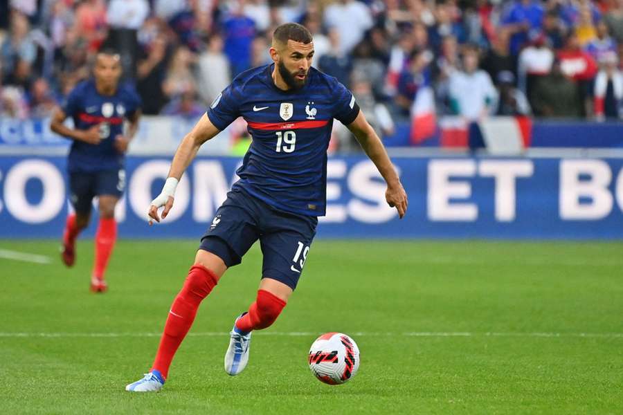 Benzema has been out of action since the first week of the World Cup