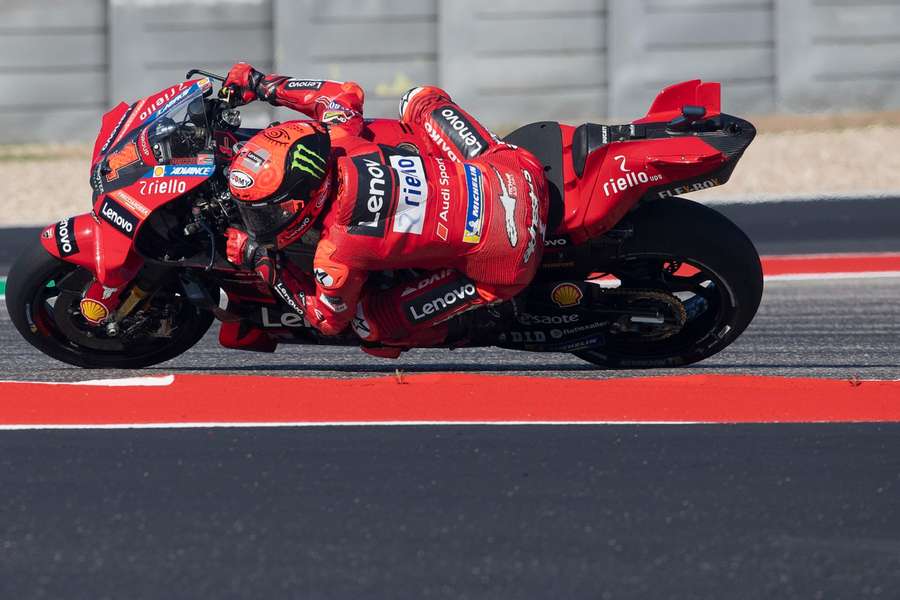 Francesco Bagnaia toen hij nog op de motor zat