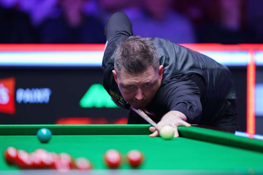 Kyren Wilson during the Masters match against Si Jiahui