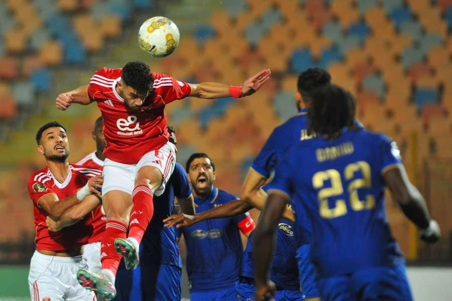 Esperance in action against Al Ahly 