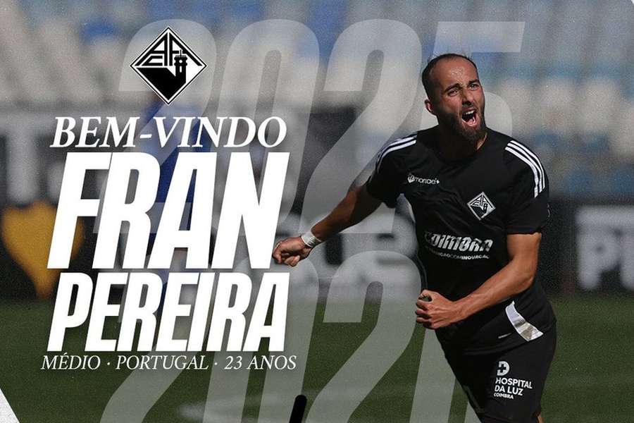 Fran Pereira vai continuar em Coimbra