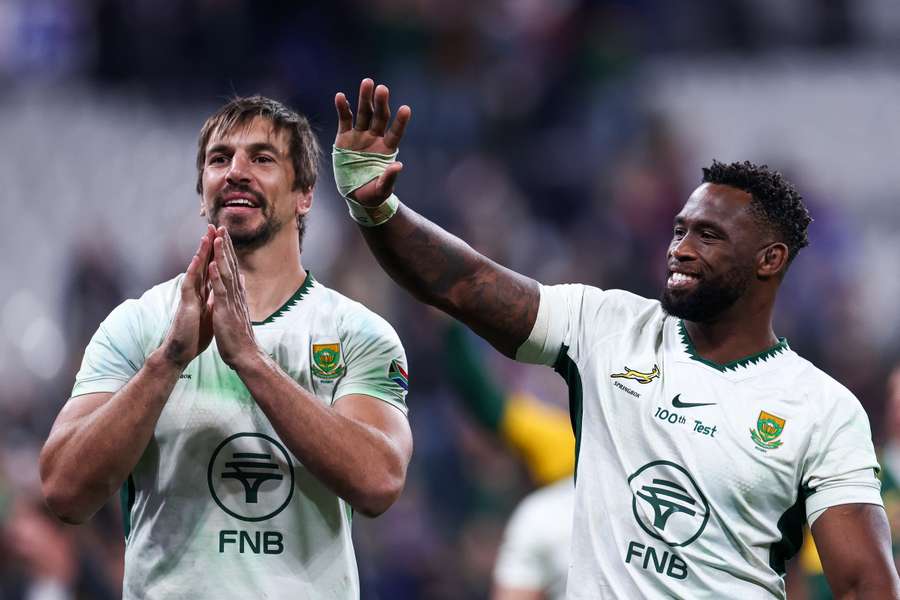 Eben Etzebeth (left) and Siya Kolisi are back for the Springboks Eben Etzebeth (left) and Siya Kolisi are back for the Springboks