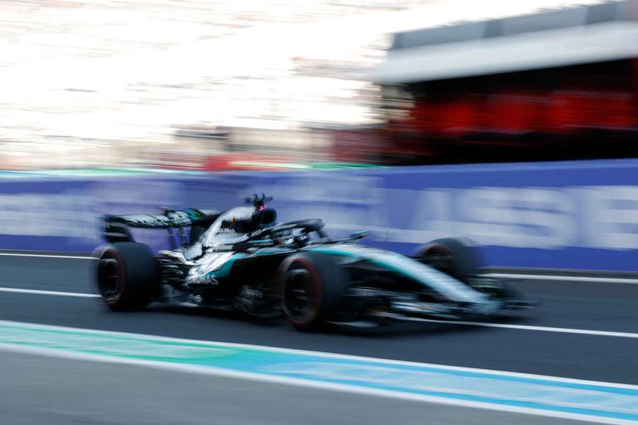 George Russell in azione in Giappone George Russell in azione in Giappone