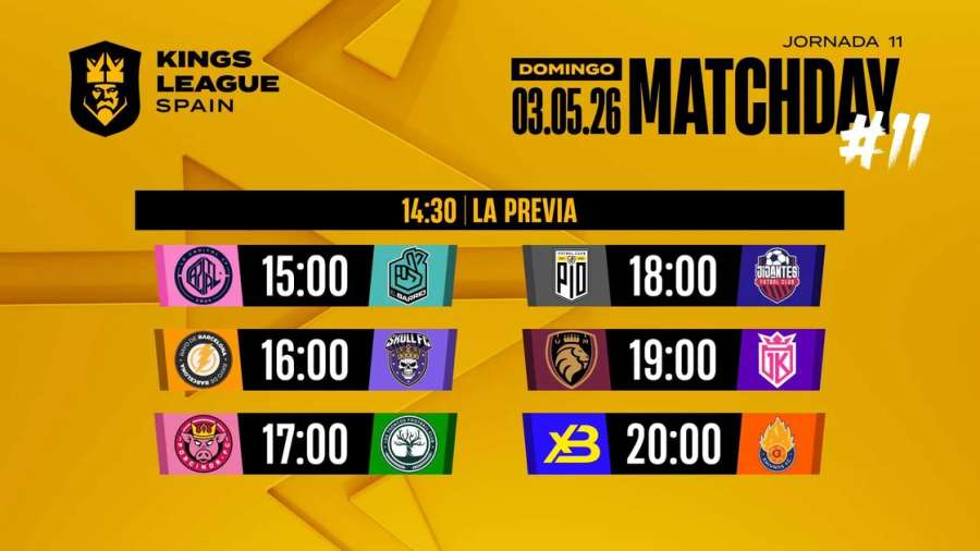 Partidos de la 11ª jornada