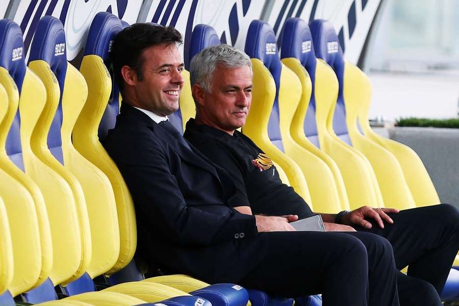 Tiago Pinto și Jose Mourinho