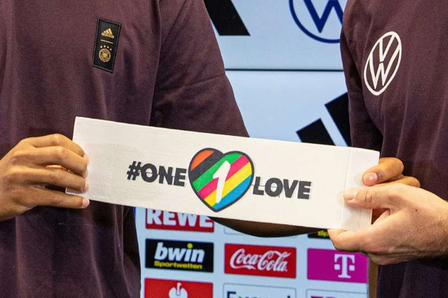 The "OneLove" armband was outlawed by FIFA at the men's 2022 World Cup in Qatar