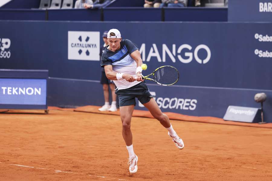 Holger Rune during the Barcelona Open
