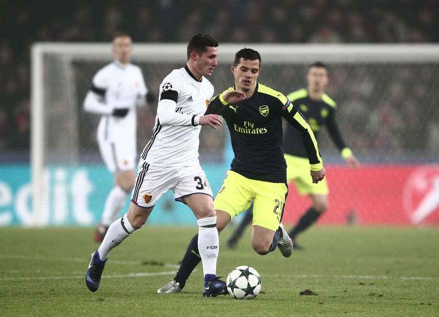 Granit and Taulant Xhaka also faced each other as opponents in the Champions League