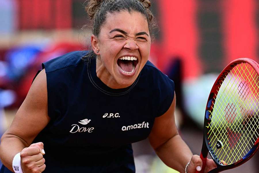 Jasmine Paolini, eufórica tras ganar en Roma