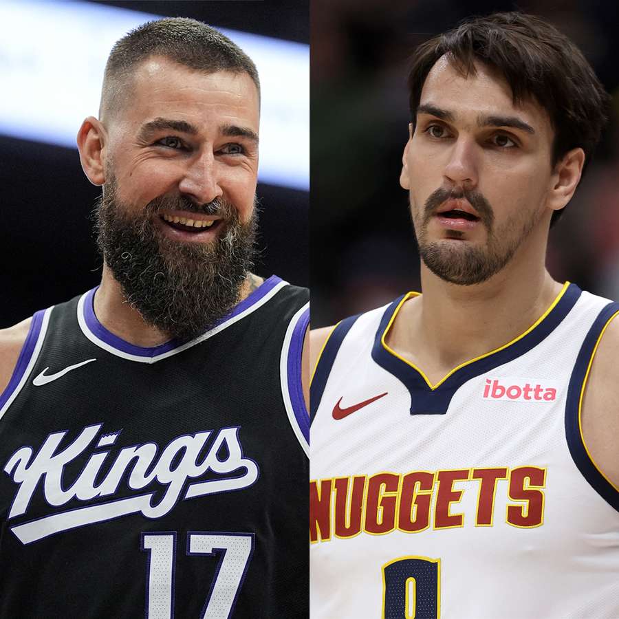 Jonas Valah (left), Dario Saric (right)