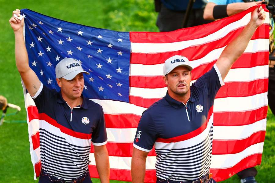 Justin Thomas y Bryson DeChambeau pusieron en marcha la Ryder Cup