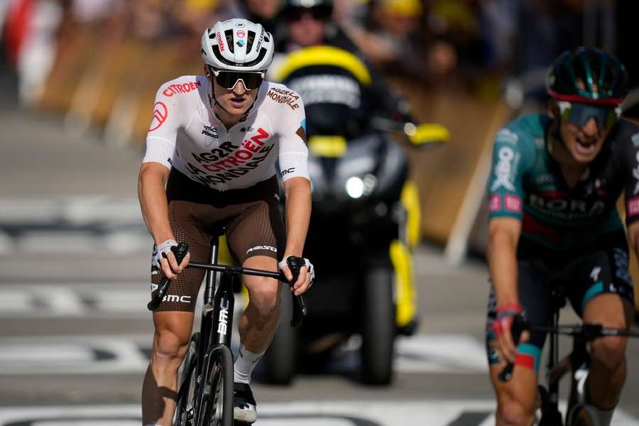 Gall in action in the Tour De France