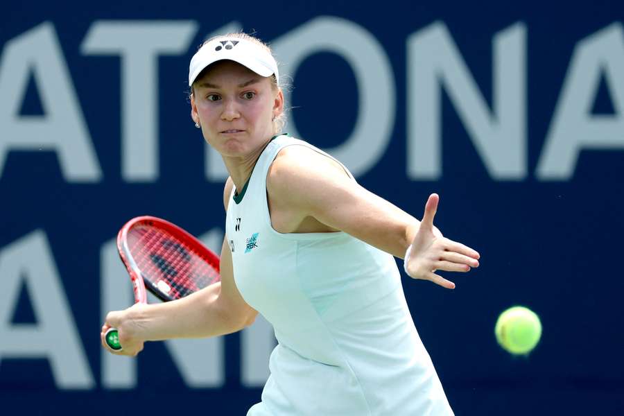 Elena Rybakina moves on in Toronto. Elena Rybakina moves on in Toronto.