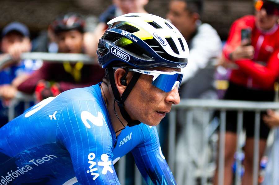 Quintana tijdens de Ronde van Colombia