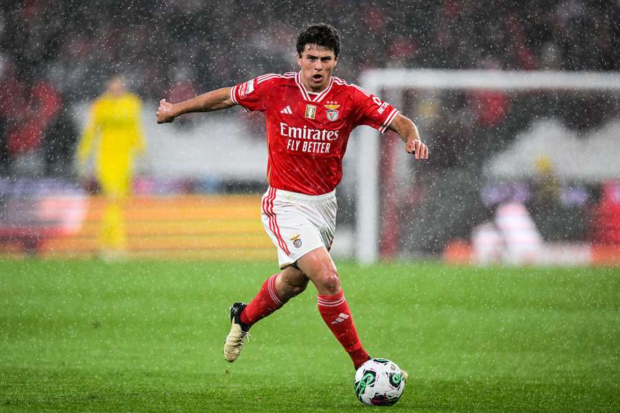 João Neves marcou o golo da vitória do Benfica diante do Chaves