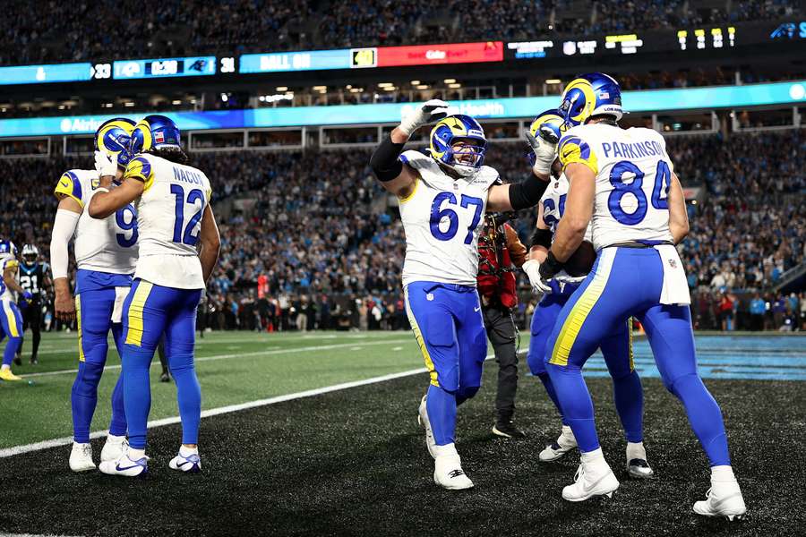 The Los Angeles Rams advanced in the NFL playoffs on Saturday.