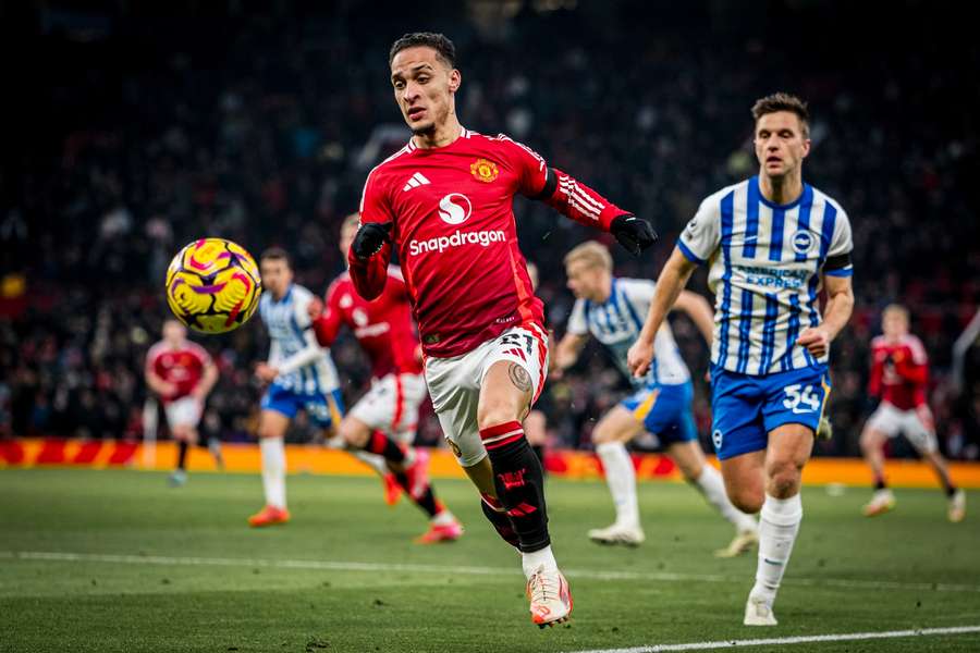 Antony, jugador del Manchester United
