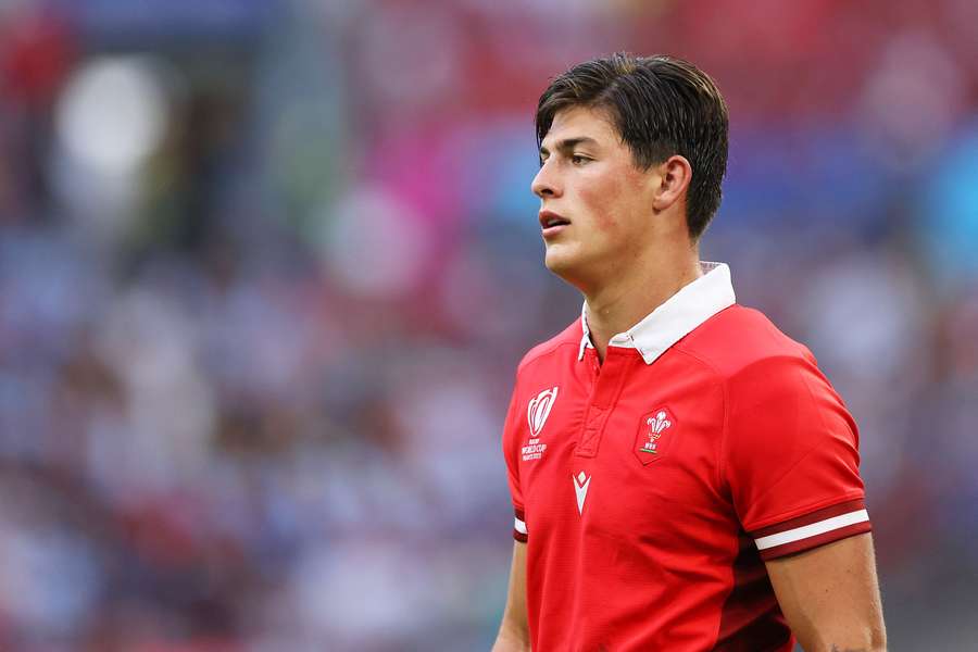 Louis Rees-Zammit featured in the 2023 Rugby World Cup for Wales