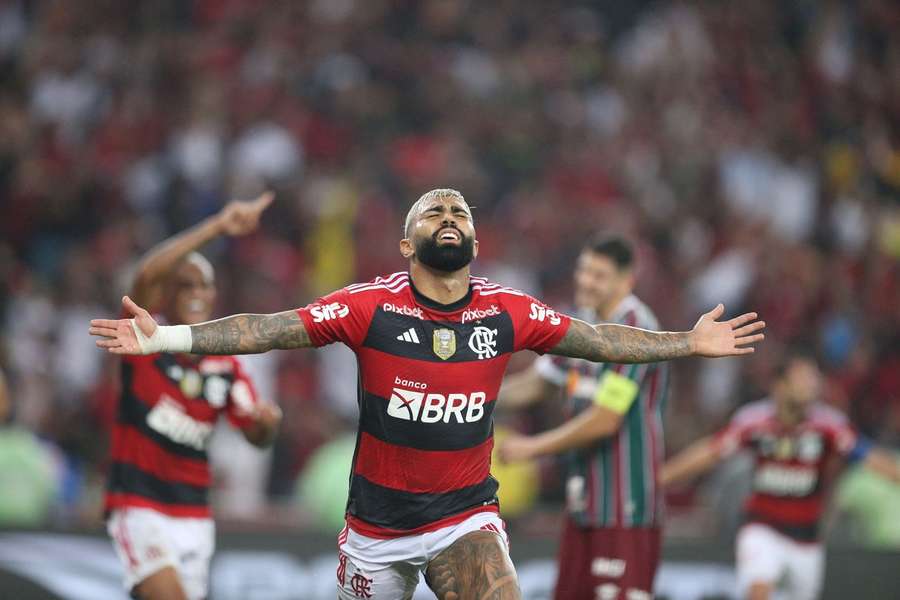 Gabigol fez o segundo do Flamengo no Fla-Flu