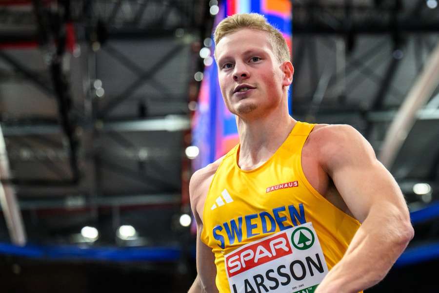 Larsson set a new Swedish record with a time of 6.52 in the Final