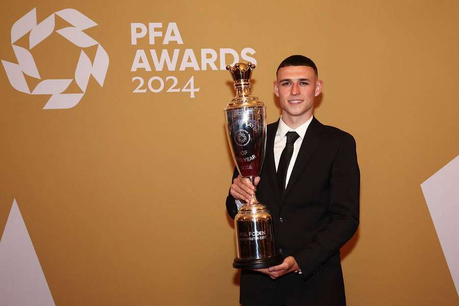 Phil Foden a été élu "Joueur de l'année" en Premier League. 